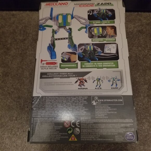 Meccano Engineering & Robotics Micronoid Code Z.A.P.P.. - Picture 3 of 6